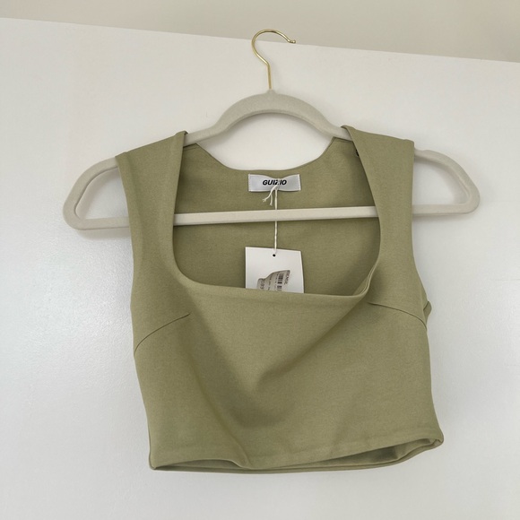 NWT GUIZIO CELESTIAL TOP GREEN XS - Picture 3 of 5